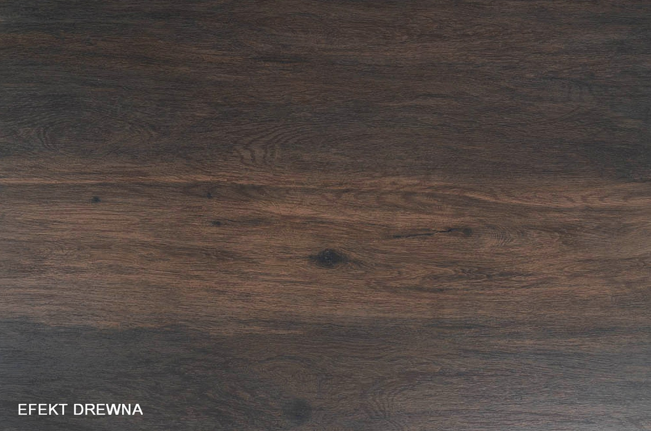 SIGNAL - WESTIN CERAMIC Stół 160-240x90 | Efekt drewna brąz | Czarny mat