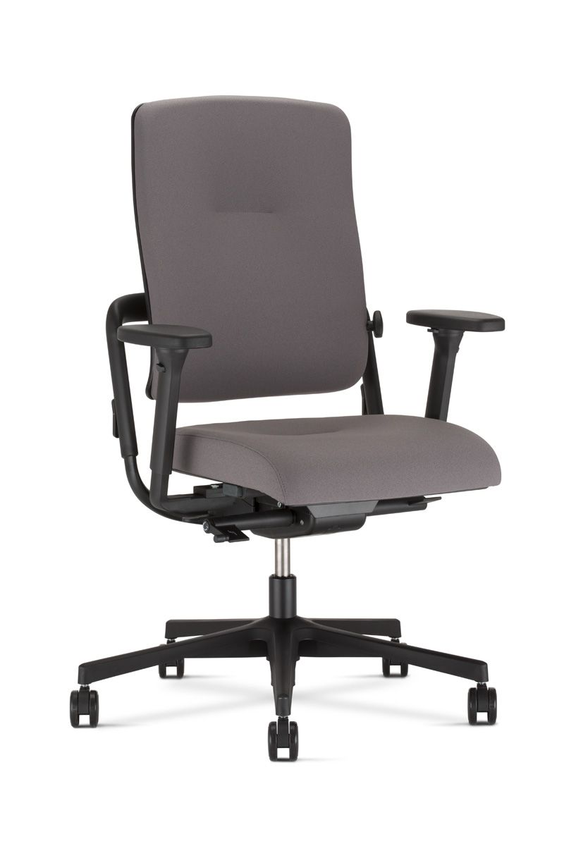 NOWY STYL - XENIUM Fotel Obrotowy SWIVEL CHAIR UPH/P BLACK | Oparcie - Tapicerowane | Zgodny z Rozporządzeniem z 2023 roku