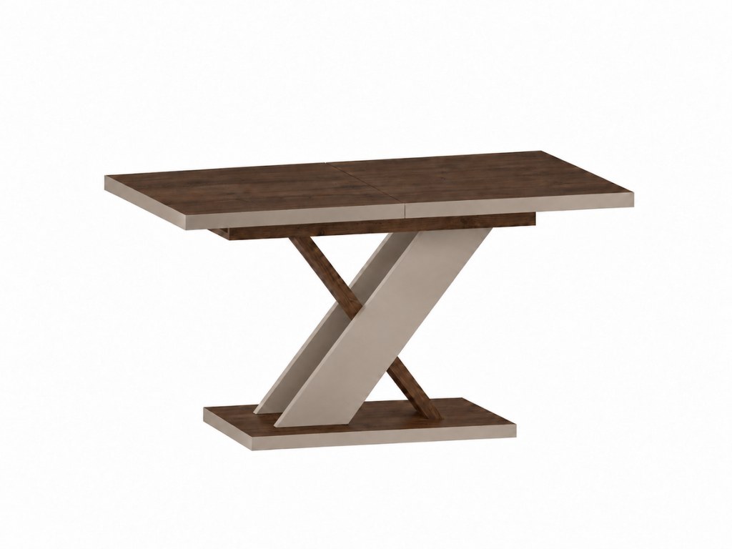 FURNITEX - ST16-FX Stół | Rozkładany | 138-208x85 | Orzech Elegant / kaszmir