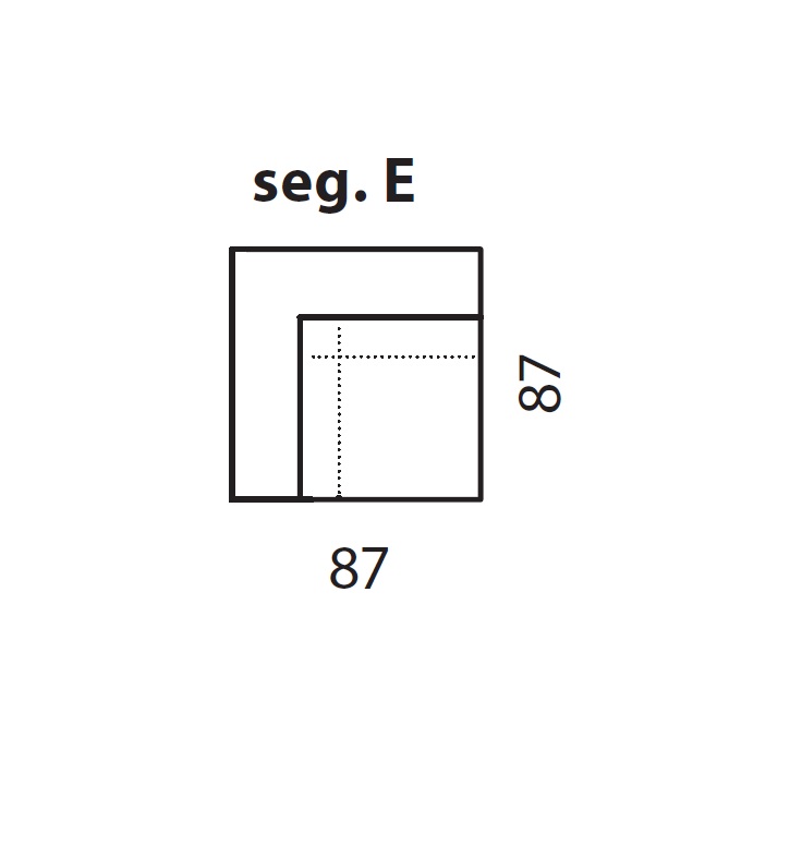 ETAP SOFA - BASIC Segm. E element narożny