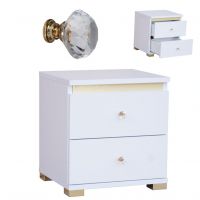 Art. Decoration - 015Z GLAMOUR Szafka nocna | złoty