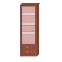 MEBLOMIX - CORSICO regał-witryna 08