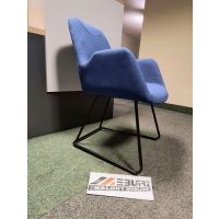 UNIQUE MEBLE - CITY MZ Krzesło | Niebieskie | DOSTĘPNE OD RĘKI