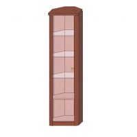 MEBLOMIX - CORSICO regał-witryna narożna 10