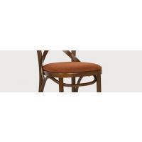 PAGED - CLASSIC Krzesło Barowe H-1230 | Siedzisko tapicerowane | Buk | Kont.