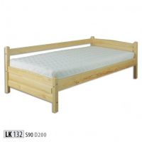 Drewmax - SOSNA Łóżko LK132 90x200