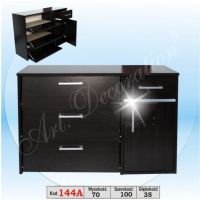 Art. Decoration - 144A Szafka na buty z wstawką alumimiową