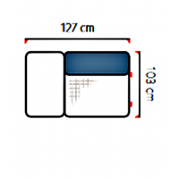 UNIMEBEL - SANTOS Moduł 1F P.PJ lewy kończący z pojemnikiem
