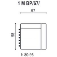 Sofalive - COCO FOTEL 1M(67) BP Z BOKIEM PRAWYM