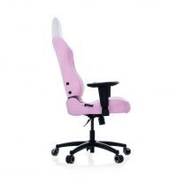 EKO-LIGHT - VERTAGER Fotel Obrotowy Gamingowy PL1000 | Komfort i Ergonomia w jednym | Biało - Różowy