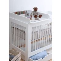 PINIO - BASIC Przewijak na Łóżeczko 120x60 | Biały