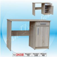 Art. Decoration - 243B Biurko bez wstawki aluminiowej