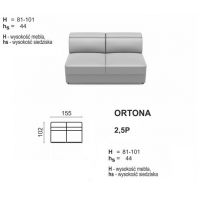 Meblomak - ORTONA El. 2,5-os. 2,5P z pojemnikiem