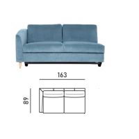 Meblomak - FANO EL.2,5BFL | Element 2,5-os. | Lewy | Bez funkcji