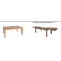 KLOSE - Stół T28 Masyw | Funkcja C | 160/90+1x100