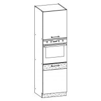LIVEO - MODENA Szafka MD29/D60P | Słupek | 2 drzwi | Zabudowa piekarnika