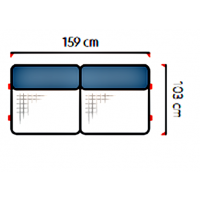 UNIMEBEL - SANTOS Moduł 2.5F.PJ Nierozkładany z pojemnikiem