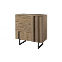 MEBIN - GINTARO Komoda 2D | Wysoka