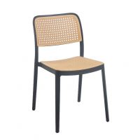 FURNITEX - K31-FX (A) Krzesło | natural/czarne | 