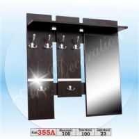 Art. Decoration - 355A Wieszak z wstawką aluminiową