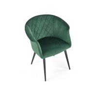 HALMAR - K421 Krzesło | Ciemny zielony