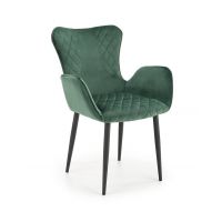 HALMAR - K427 Krzesło | Ciemny zielony
