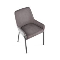 HALMAR - K439 Krzesło | Ciemny popiel / Popielaty