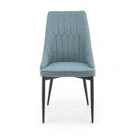HALMAR - K448 Krzesło | Niebieski / Jasny popiel