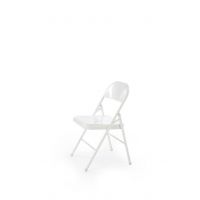 HALMAR - K565 Krzesło składane | biały