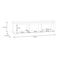 Forte - BREATHTAKER Szafka RTV BTHTH131-U72