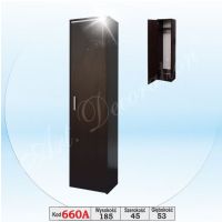 Art. Decoration - 660A Szafa z wstawką aluminiową