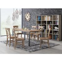 MOSKAŁA MEBLE - Stół 930 nierozkładany | Blat drewno dębowe