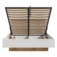 Forte - CHISBURY Łóżko 140x200 z podnoszonym wkładem BHLL3142-M482