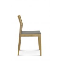 FAMEG - LENNOX Krzesło A-1405 dąb siedzisko tapicerowane