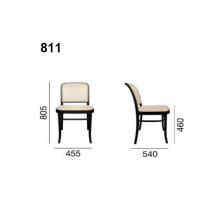 FAMEG - A-811 Krzesło | siedzisko i oparcie wyplatane