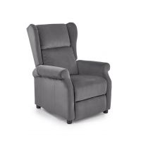 HALMAR - AGUSTIN 2 Fotel rozkładany | popielaty