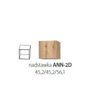 Restol - ANNE Nadstawka ANN -2D | Dąb Evoke