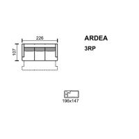 Meblomak - ARDEA Sofa 3RP 3-osobowa rozkładana z pojemnikiem