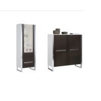 CEGLEWSKI - ZESTAW ART VISION Kredens 9013 | Witryna 9017 | DOSTĘPNE OD RĘKI