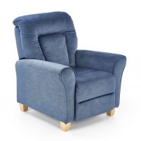 HALMAR - BARD Fotel rozkładany | ciemny niebieski