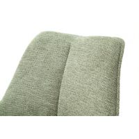 MC AKCENT - BANGOR Krzesło | Obrót siedziska | Nogi skośne metal czarny mat | Tkanina oliwka | BAAS23OL