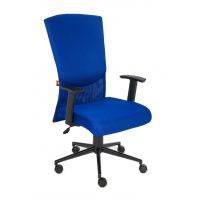 GROSPOL - BASIC Fotel Obrotowy | Ekonomiczny Fotel Biurowy z Wysokim Oparciem | 3 Kolory