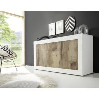 MC AKCENT - BASIC Komoda 209015-05P | 3 drzwi | Laminat klon Pero