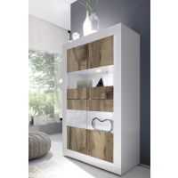 MC AKCENT - BASIC Witryna 209015-06P | Szeroka | 4 drzwi | Laminat klon Pero