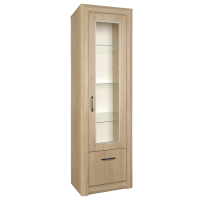 Meblarz - BOSS Szafa V (opcjonalnie szklane półki z oświetleniem LED)