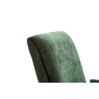 MC AKCENT - BOULDER S Krzesło | 4 Nogi | Obrót siedziska | Stelaż lakier czarny mat | Tkanina typu szenil Oliwka | BO4S43OL