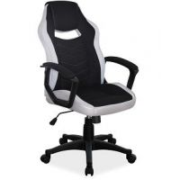 SIGNAL - CAMARO Fotel Obrotowy | Szary | Czarny