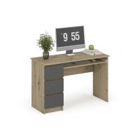 HALMAR - CINO Biurko | dab artisan/grafit | z EU
