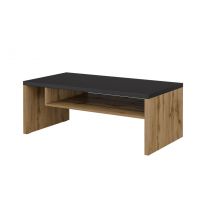 HELVETIA MEBLE WIERUSZÓW - CROSS Stolik Kawowy 24N6MY99 | Dąb wotan / dab wotan-czarny