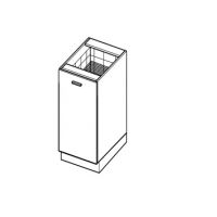 LAYMAN - NAVIA Szafka D15 CARGO kuchenna 15 cm dolna z koszem cargo